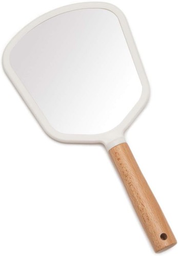Yeake hand held mirror with - hand,
