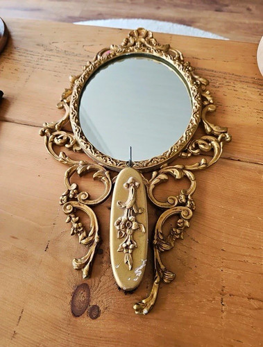 Ornate gold tone - ornate, metal