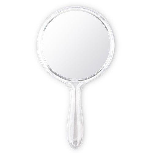 Hand mirror with handle double - hand,