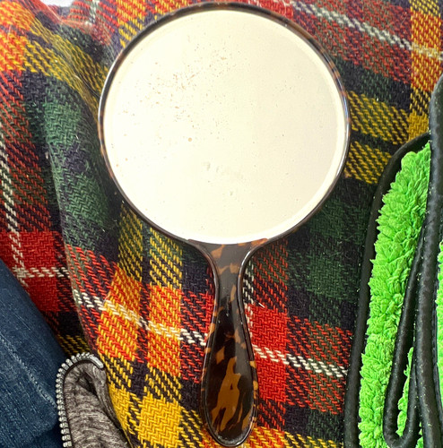 Vintage round tortoiseshell - round,