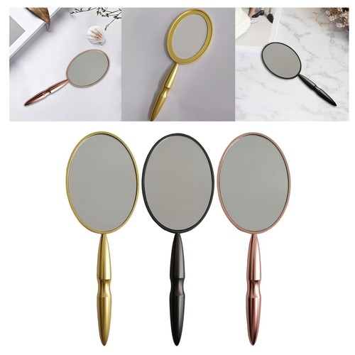 Small hand mirror with handle - small,
