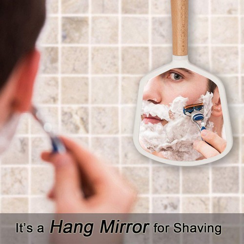Hand mirror travel makeup - hand,