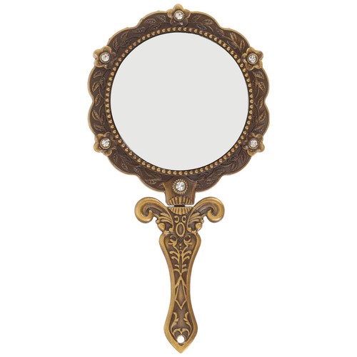 Portable hand makeup mirror - portable,
