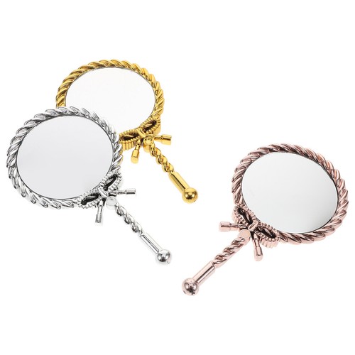 3pcs small hand mirrors with - hand,
