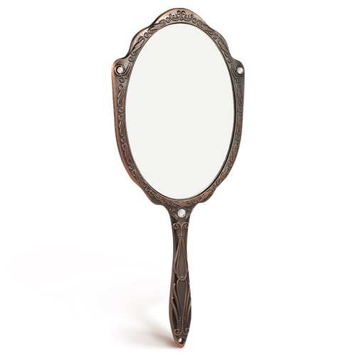 Compact vintage hand - vintage, mirror