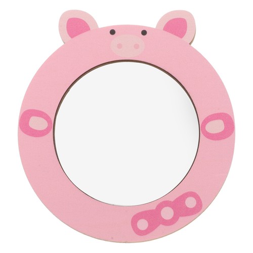 Hand mirror with handle - with, small