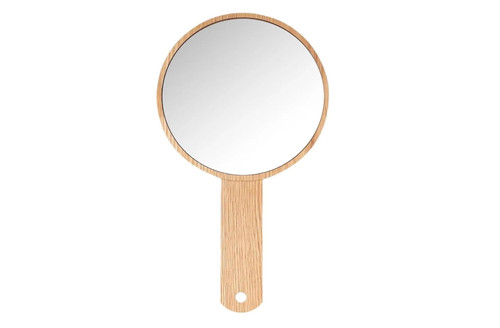 Handheld makeup mirror - handheld, solid