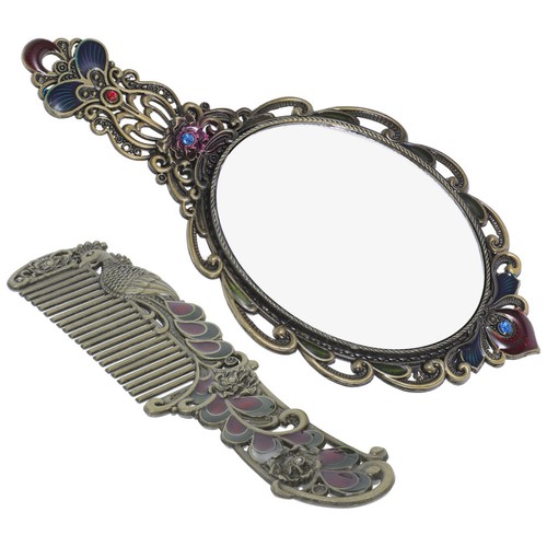 Handheld makeup mirror - makeup,