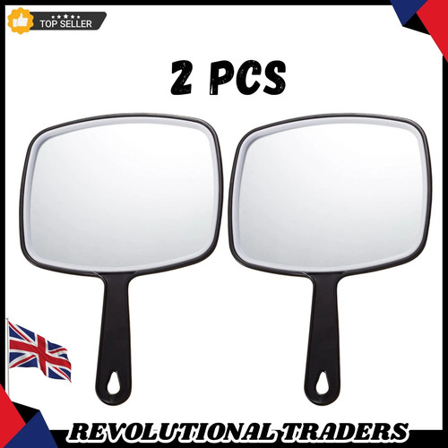 Large hand mirror black - hand,