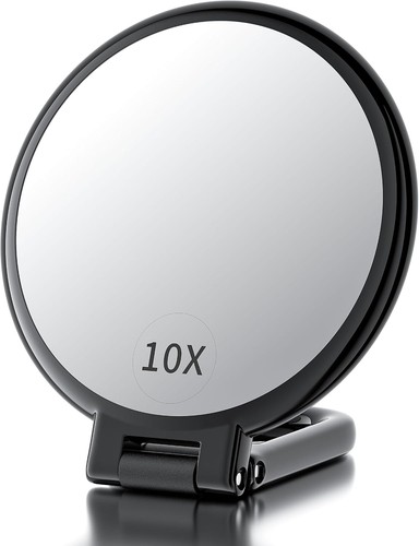 Hand mirror with - mirror,