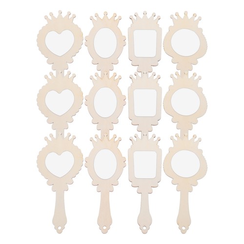 Pcs small hand mirror with - 12,
