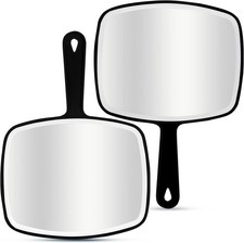 2Pcs Handheld Mirror, Portable