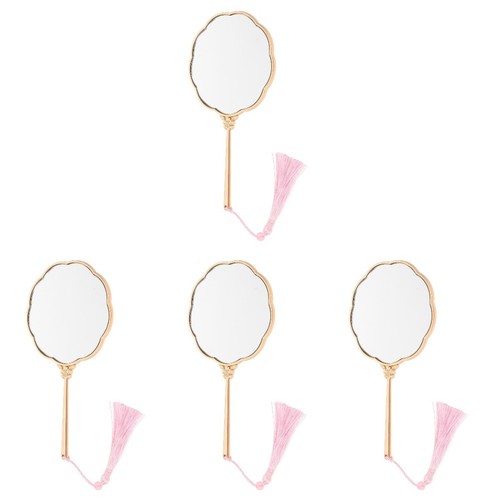 Golden cosmetic handheld - golden,