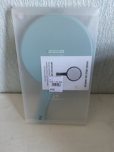 Debenhams hand held led mirror - held,