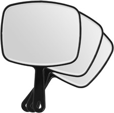 Hand Mirror, Black Handheld