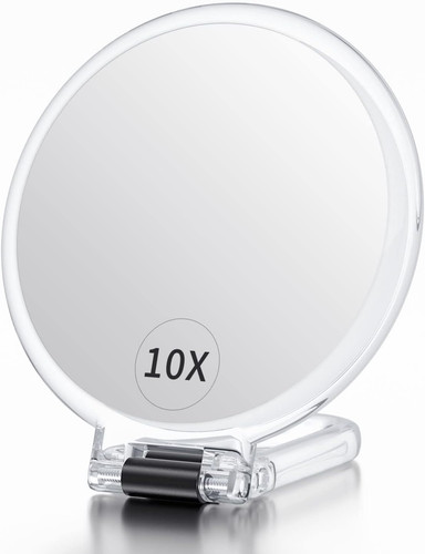 Beautifive hand mirror with - hand,