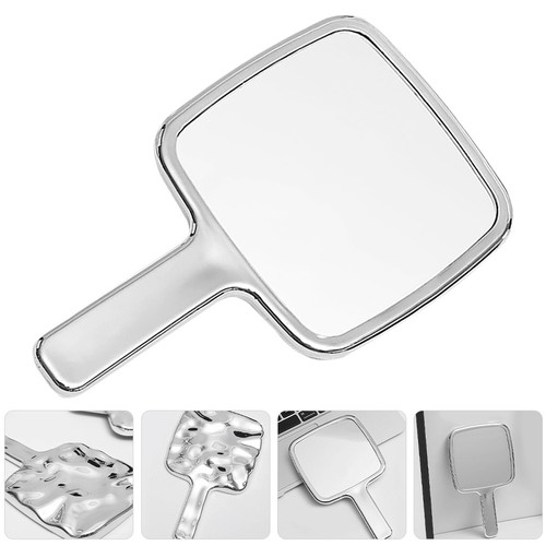 Handheld ripples hand mirror - hand,