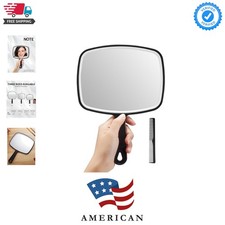 Hand Mirror, Black Handheld
