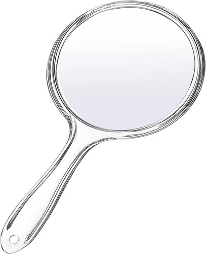 Hand mirror double sided - mirror, double-sided
