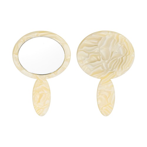 Handheld mirror round hand - handheld,