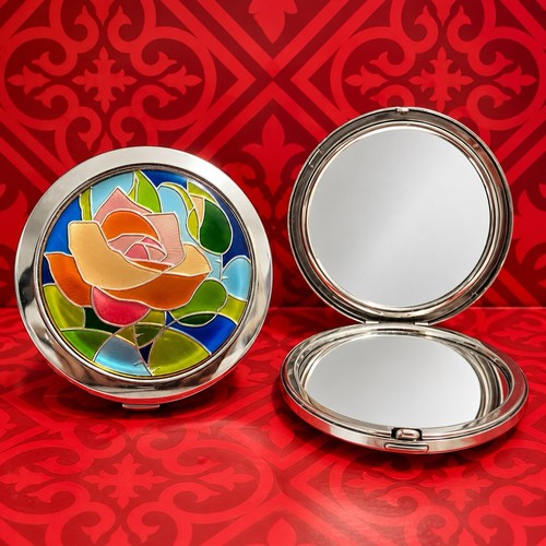 Rose stained glass style - rose,