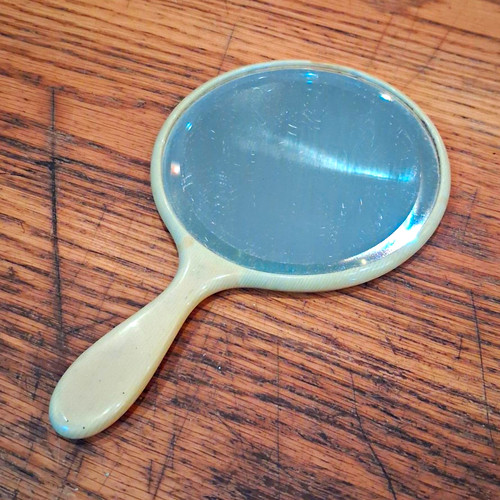 Vintage cream plastic - vintage,
