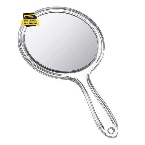 Hand mirror double sided - hand, double-sided