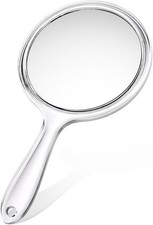 Small Hand Mirror with Handle