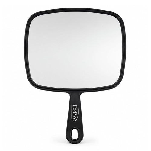 Hand mirror with handle - xl,