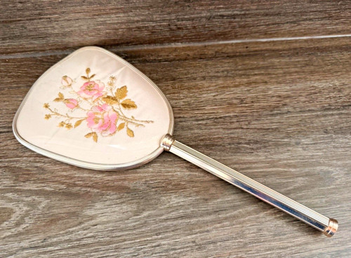 Floral embroidered handheld - floral,