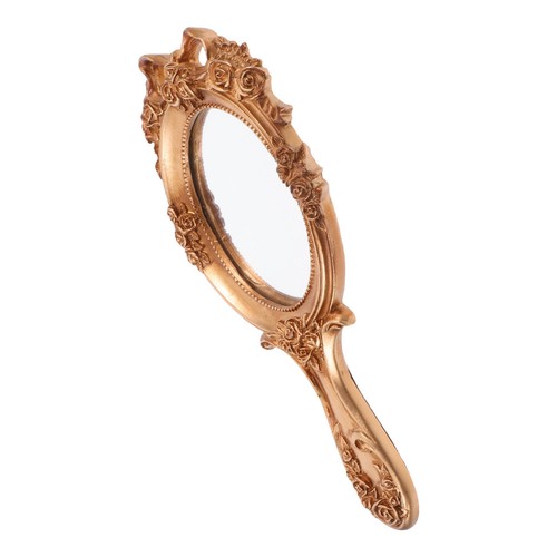 Antique handheld mirror - antique,