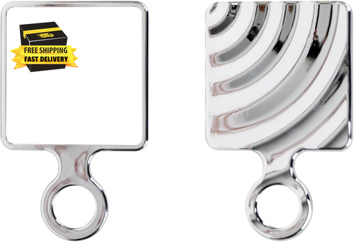 Square hand mirror with - square,